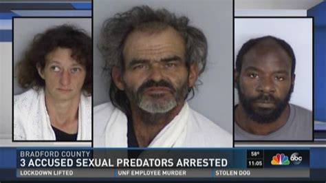 Trio Arrested For Sexual Crimes In Bradford County 1 Nabbed On Incest