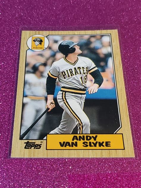 Topps Traded Andy Van Slyke Pittsburgh Pirates T Baseball Card