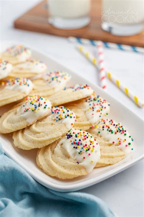 Butter Cookies Recipe Amandas Cookin