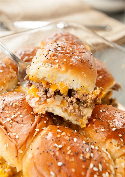 Cheeseburger Sliders With Hawaiian Rolls Brownie Bites Blog