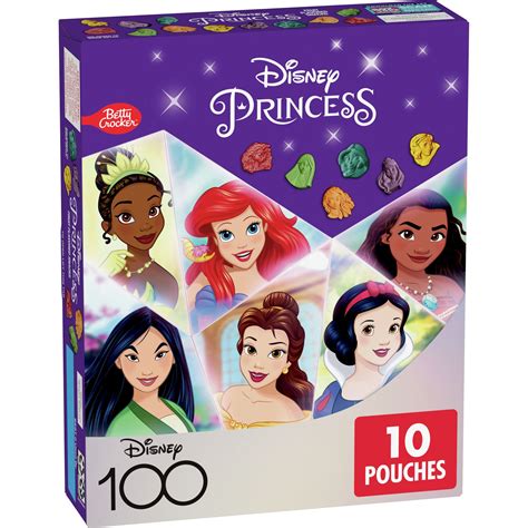 Disney Princess Fruit Flavored Snacks Treat Pouches 0 8 Oz 10 Ct