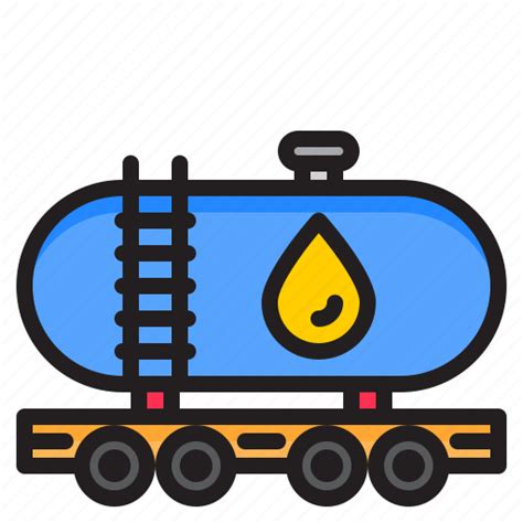 Truck Oil Gas Petrol Fuel Icon Download On Iconfinder