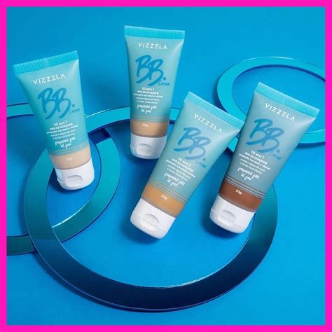 Vizzela Bb Cream Fps Uva Uvb Em Shopee Brasil