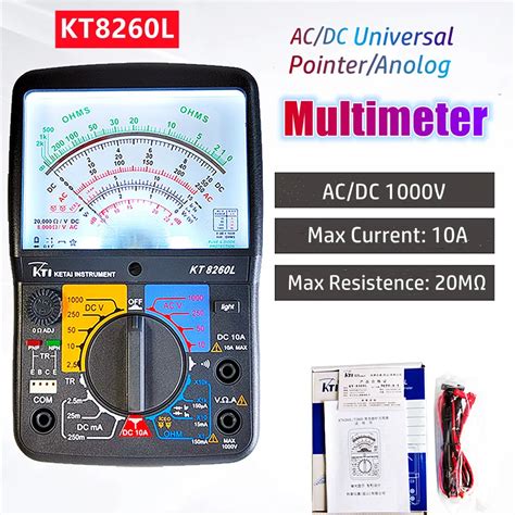 High Precision Pointer Display Mult Metro Testador De Resist Ncia Port