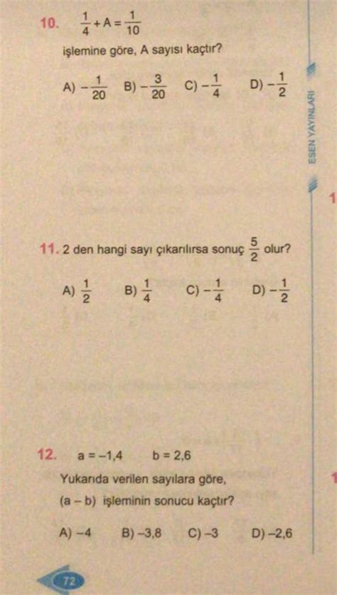 BU SORULARI ÇOZER MISINIZ ACILL LUTFEN 7 SINIF Eodev