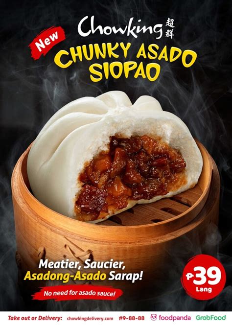 Chowking Introduces New And Improved Chowking Chunky Asado Siopao