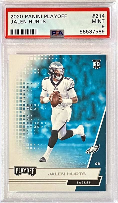 Jalen Hurts 2020 Panini Playoff Football Philadelphia Eagles Graded