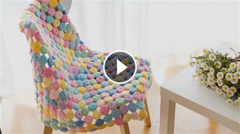 This Puff Stitch Crochet Blanket Is Lovely And Also Very Easy To Make