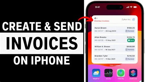 How To Make Invoices On Your Iphone New Feature Youtube