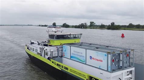 Julio Wilder On Linkedin First Inland Hydrogen Container Ship Launched