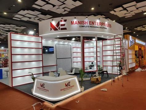 White Wooden Exhibition Stand Design Service Size Square Meter At