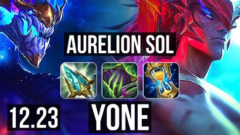 Aurelion Sol Vs Yone Mid Rank 3 Aurelion Sol 5 1 7 1 0m Mastery