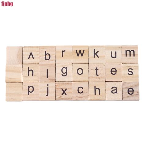 Wood Letter Tiles Wooden Scrabble Tiles A Z Capital Letters For Crafts