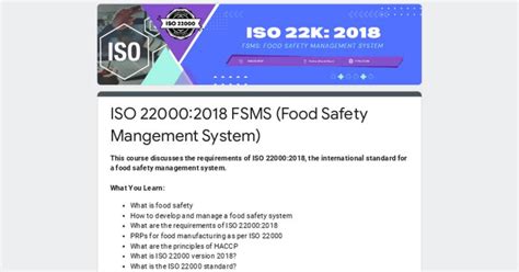 Food Tech Jobs On Linkedin Iso 220002018 Fsms Food Safety Mangement