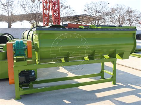 Single Shaft Mixer Organic And NPK Fertilizer Making Machines