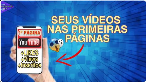 Como Colocar Seus V Deos Na Primeira P Gina Do Youtube Youtube