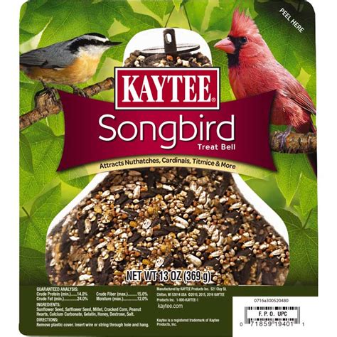 Songbird Treat Bell Wild Bird Seed Premium Bird Food Kaytee