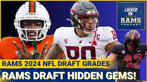 Rams Draft Hidden Gems Rams Draft Kamren Kinchens Brennan Jackson