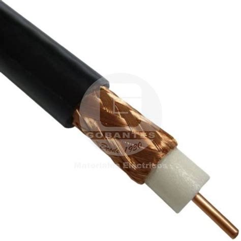 Cable Coaxial RG 6 Negro Ekoline Rollo 100 Mts Gobantes Cl