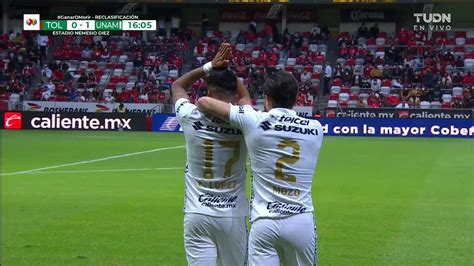 Gol Anota Para Pumas Unam Leonel L Pez Deportes Liga Mx Tudn