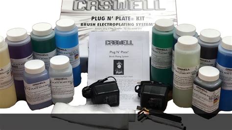 Caswell Plug N Plate® Brush Plating Kits Youtube