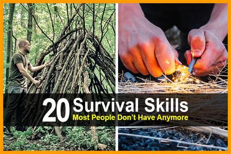 Survival Skills Most People Don T Have Anymore