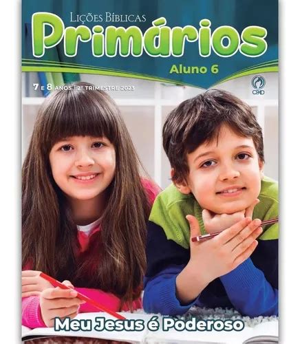 Revista Ebd Primários Aluno 2º Trimestre 2023 Cpad MercadoLivre