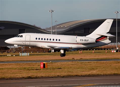 Cs Dlf Netjets Europe Dassault Falcon Ex At Farnboroug Flickr