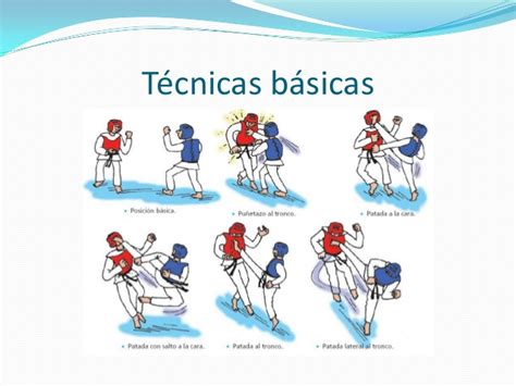 Técnicas de taekwondo Técnicas básicas de taekwondo