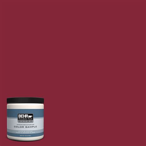 Behr Premium Plus Ultra Oz M Dark Crimson Satin Enamel