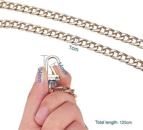 Set Of 1 Box Bag Chain Strap Purse Handle Chain Iron Link Chains With