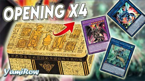 Yu Gi Oh OPENING TIN BOX 2020 MÉMOIRES PERDUES X4 YouTube