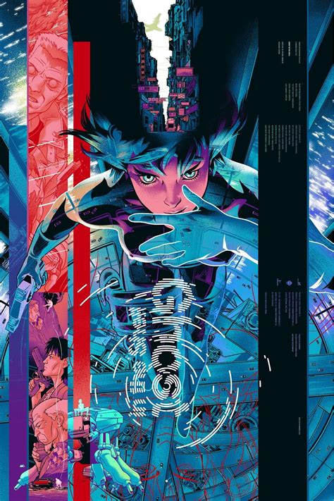 Ghost In The Shell 1995 Poster Art By Martin Ansin Ghost In The Shell Cyberpunk Art