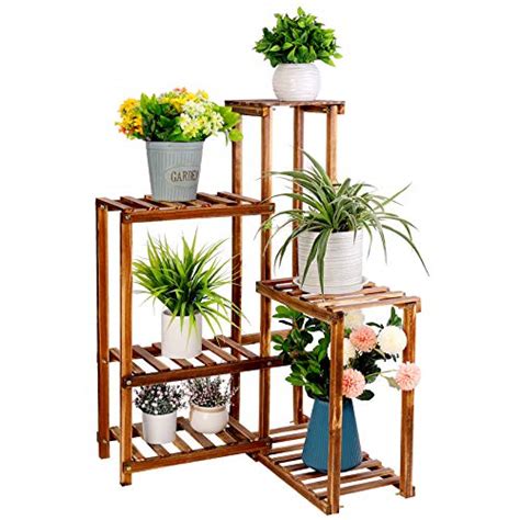 13 Incredible Unho Wooden Plant Flower Display Stand Wood Pot Shelf