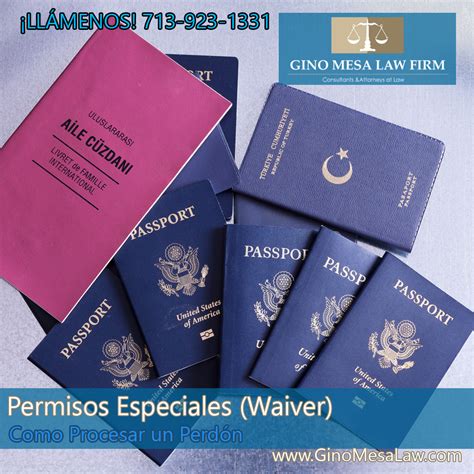 G Mesa Law Firm P C Permisos Especiales Waiver