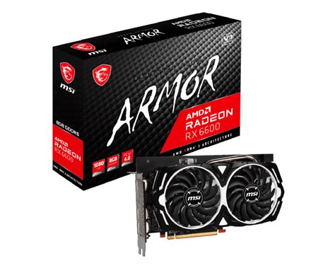 Msi Radeon Rx 6600 Armor 8g V1