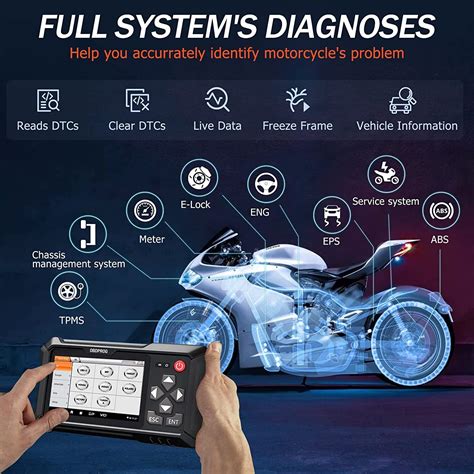 Obdprog Moto Motorcycle All System Diagnostic Tool Obd Scanner