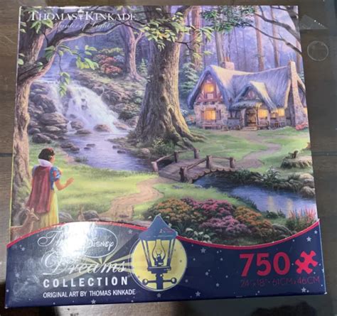 DISNEY DREAMS COLLECTION Thomas Kinkade Snow White Discovers Cottage