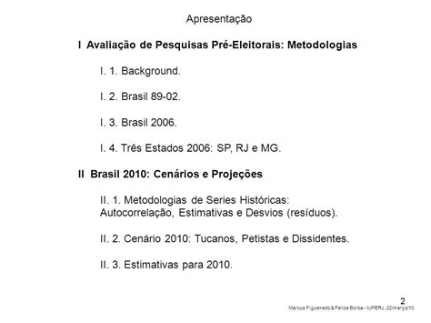 Congresso Brasileiro De Pesquisa Mesa Debate Eleitoral O Cen Rio