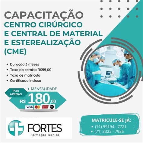 Capacita O Em Centro Cir Rgico E Cme