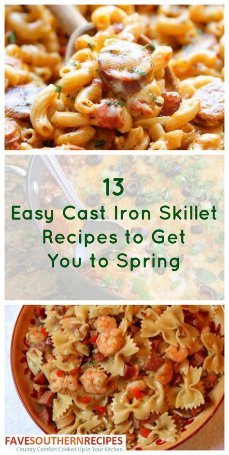 13 Easy Cast Iron Skillet Recipes To Get You To Spring Recipechatter