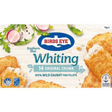 Birds Eye Southern Blue Whiting Fish Original Crumb 1kg Woolworths