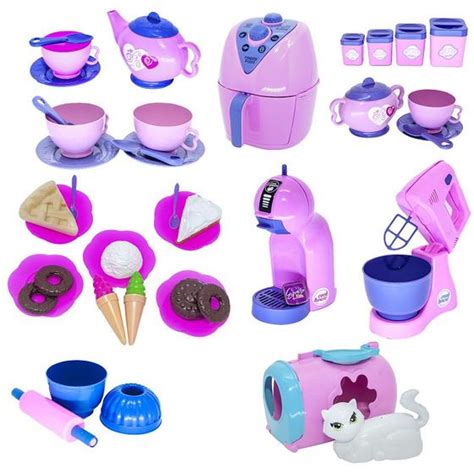 Kit Casinha Gatinho Doceria Air Fryer Jogo de Xícaras 43pç Altimar