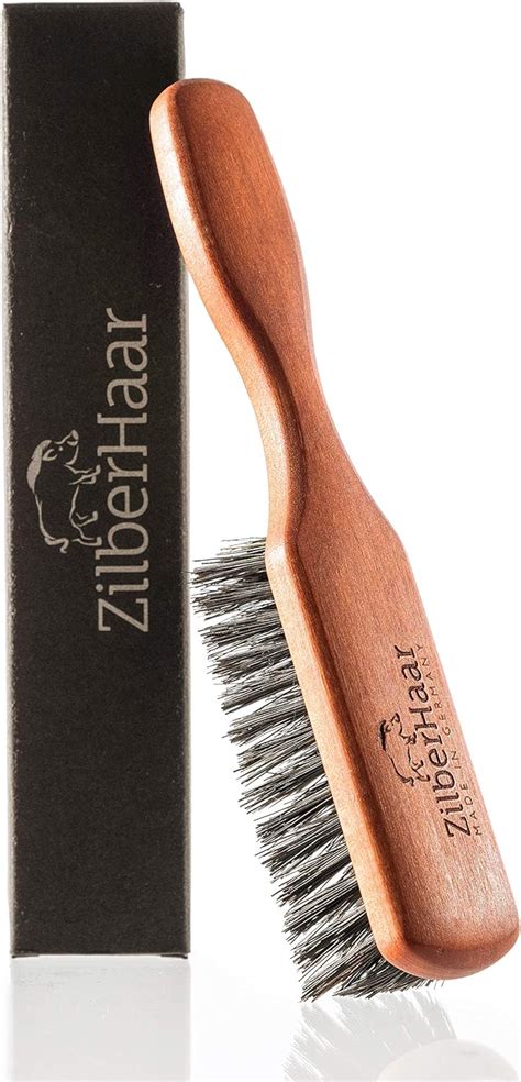 Zilberhaar Regular Beard Brush — Soft Boar Bristle Beard Brush Soft