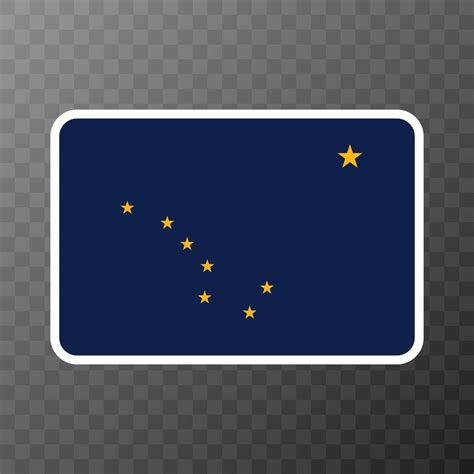 Alaska state flag. Vector illustration. 21554545 Vector Art at Vecteezy