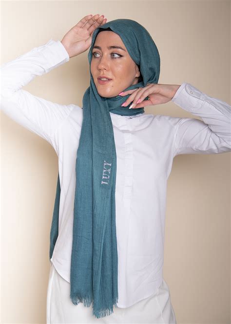 Elegant Bliss Aqua Modal Cotton Hijab Luxy Hijab