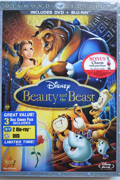 Amazon Beauty And The Beast Three Disc Diamond Edition Blu Ray