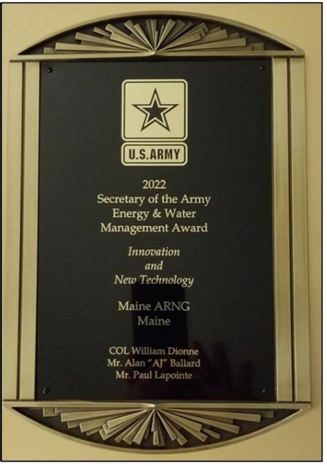 Maine National Guard Honored for Energy Initiative > National Guard > Article View