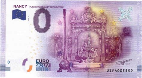 France 0 Euro FRANKREICH Komitat 54000 NANCY PLACE STANISLAS UND