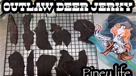 Outlaw Deer Jerky Marinade Recipe For Deer Jerky Youtube